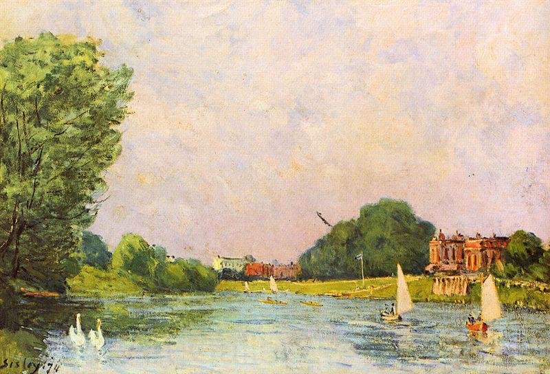 Alfred Sisley Themse bei Hampton Court Germany oil painting art
